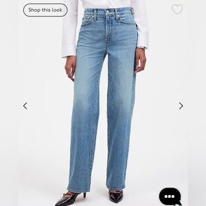 Madewell The Perfect Vintage Wide Leg Jean 27P NWT